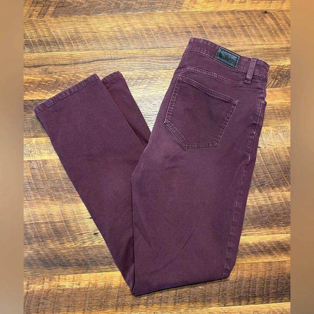 Lands’ End size 12 Tall burgundy jeans - Picture 8 of 8